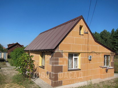 термопанели для наружной отделки дома из газобетона в Москве